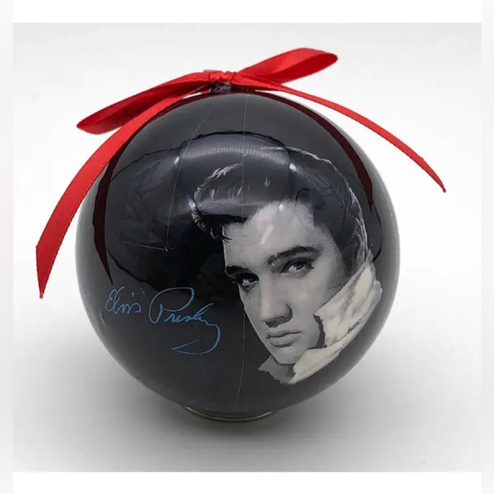 COPY - Elvis Presley Christmas holiday or everyday ornament ball